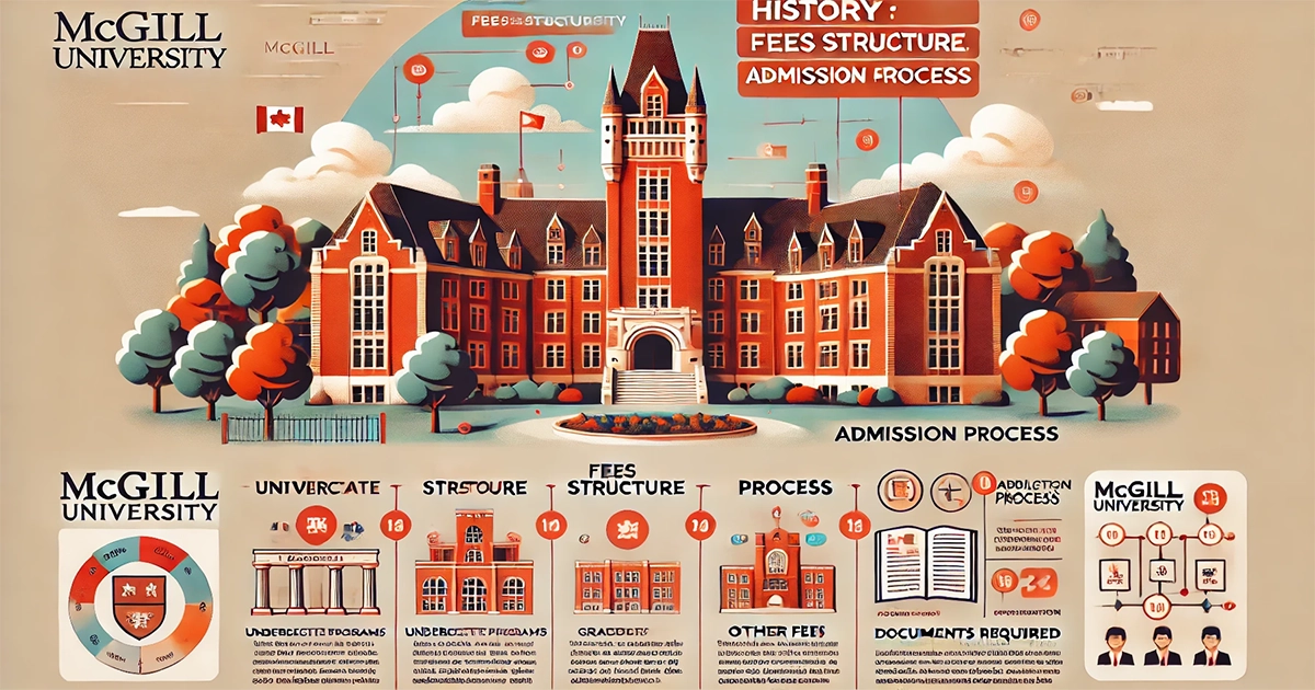 McGill University History, Fees Structure, Admission Process